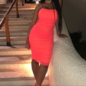WINDSOR Neon Orange Dress